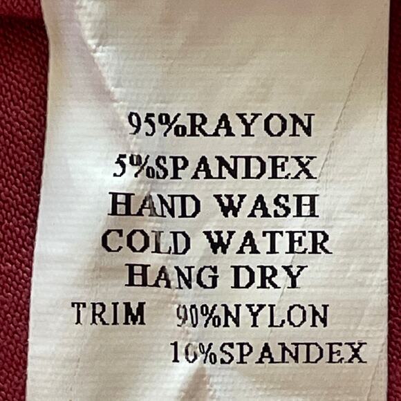 Monoreno Coral Lace Trimmed Tank Top Y2K Size Medium V-Neck Cami Fairy Romantic - Picture 9 of 9